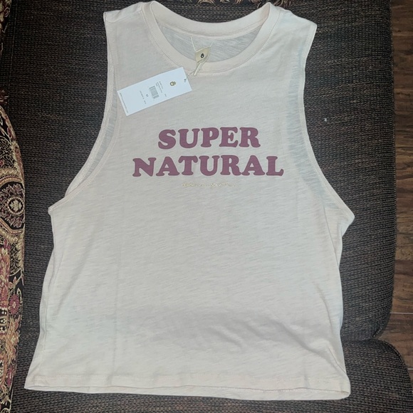 🙏🏾Spiritual Gangster NWT “Super Natural” tank - Light Pink/Burgundy - Medium - Picture 2 of 7